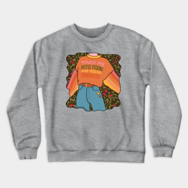 Apple Picking Crewneck Sweatshirt by Doodle by Meg